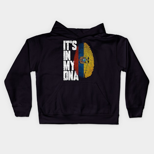 It's In My DNA Ecuadorian Shirt Proud Hispanic Gift Ecuador Flag Kids Hoodie by heart teeshirt